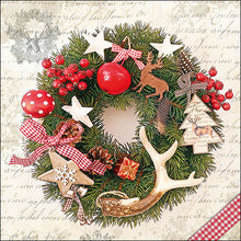 Load image into Gallery viewer, Ambiente Forest Wreath Napkins - Large
