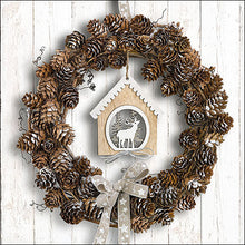 Load image into Gallery viewer, Ambiente Pine Cone Wreath Napkins -  Available in 2 sizes
