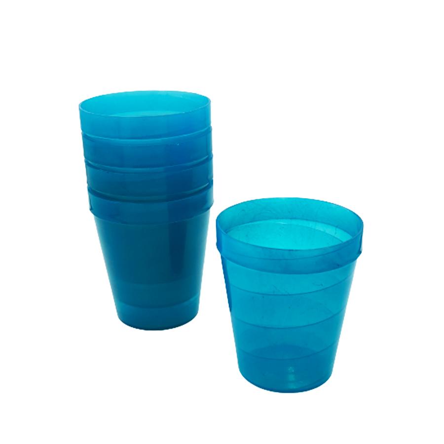 Gab Plastic Set of 5 Reusable Cups – Available in several colors