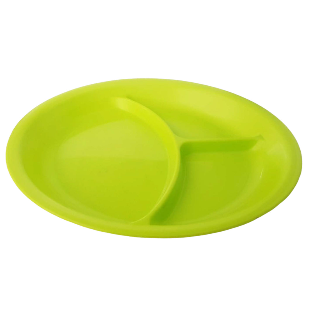 Gab Plastic Divided Plate, 26cm - Available in Several Colors