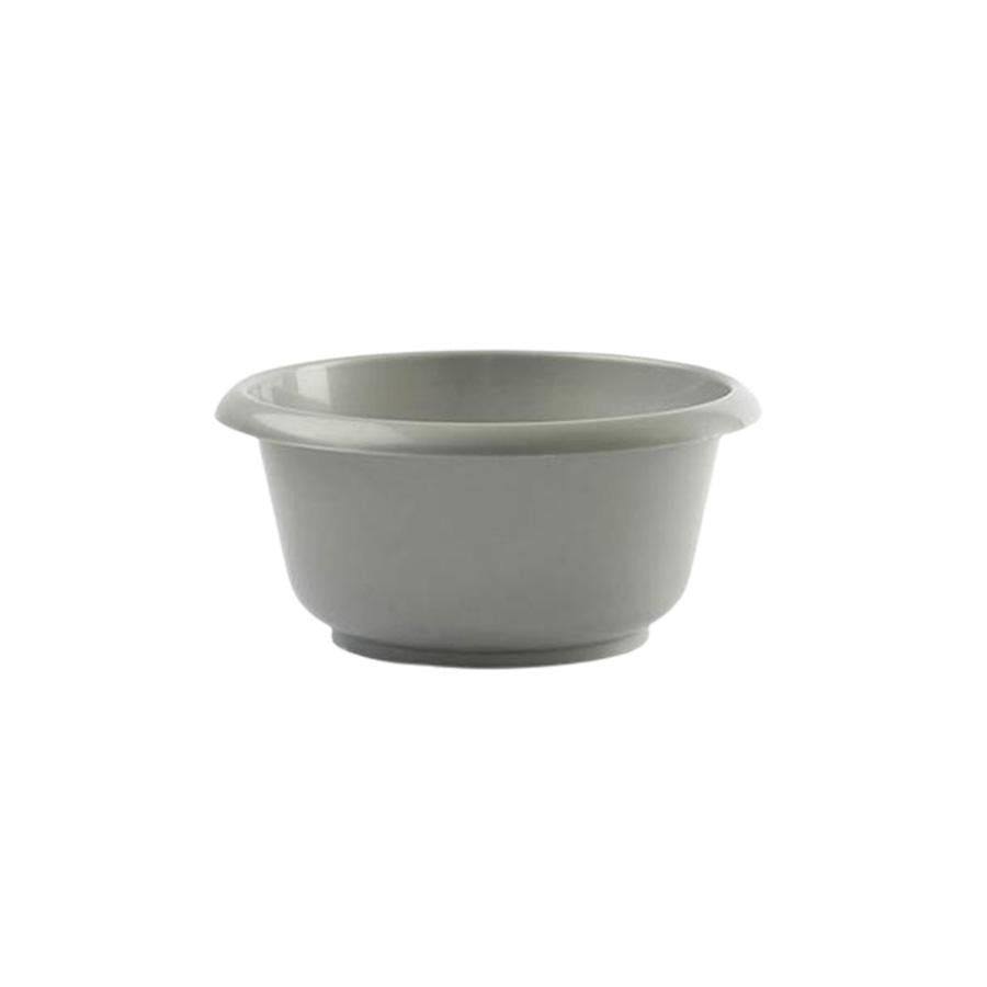 Gab Plastic Round Basins, Silver - Available in different sizes