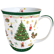 Load image into Gallery viewer, Ambiente Mug Christmas Evergreen - 400ml
