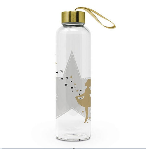 Ambiente Glass Water Bottle Make A Wish