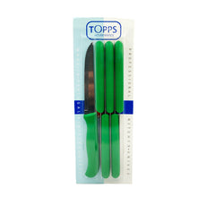 Load image into Gallery viewer, Topps Ivo Set of 6 Table Knives – 11cm Blade, Green
