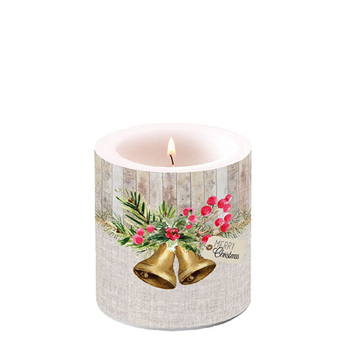 Ambiente Christmas Bells Candle - Unscented