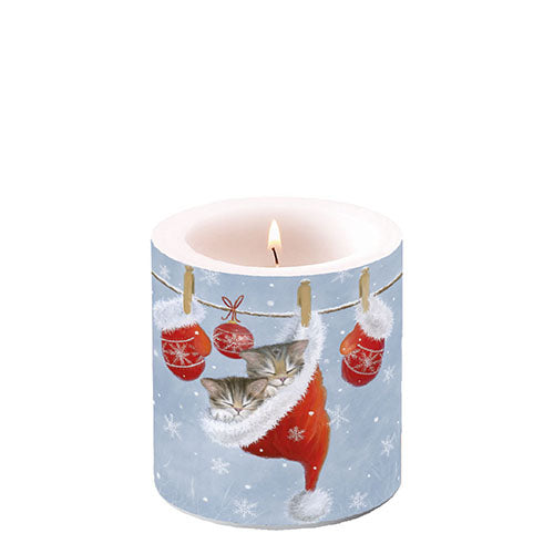 Ambiente Just Sleepy Kittens Candle - Unscented