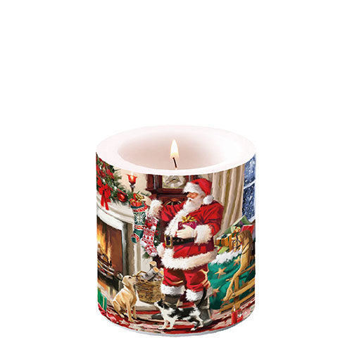 Ambiente Christmas Candle Santa Interior - Available in 2 sizes