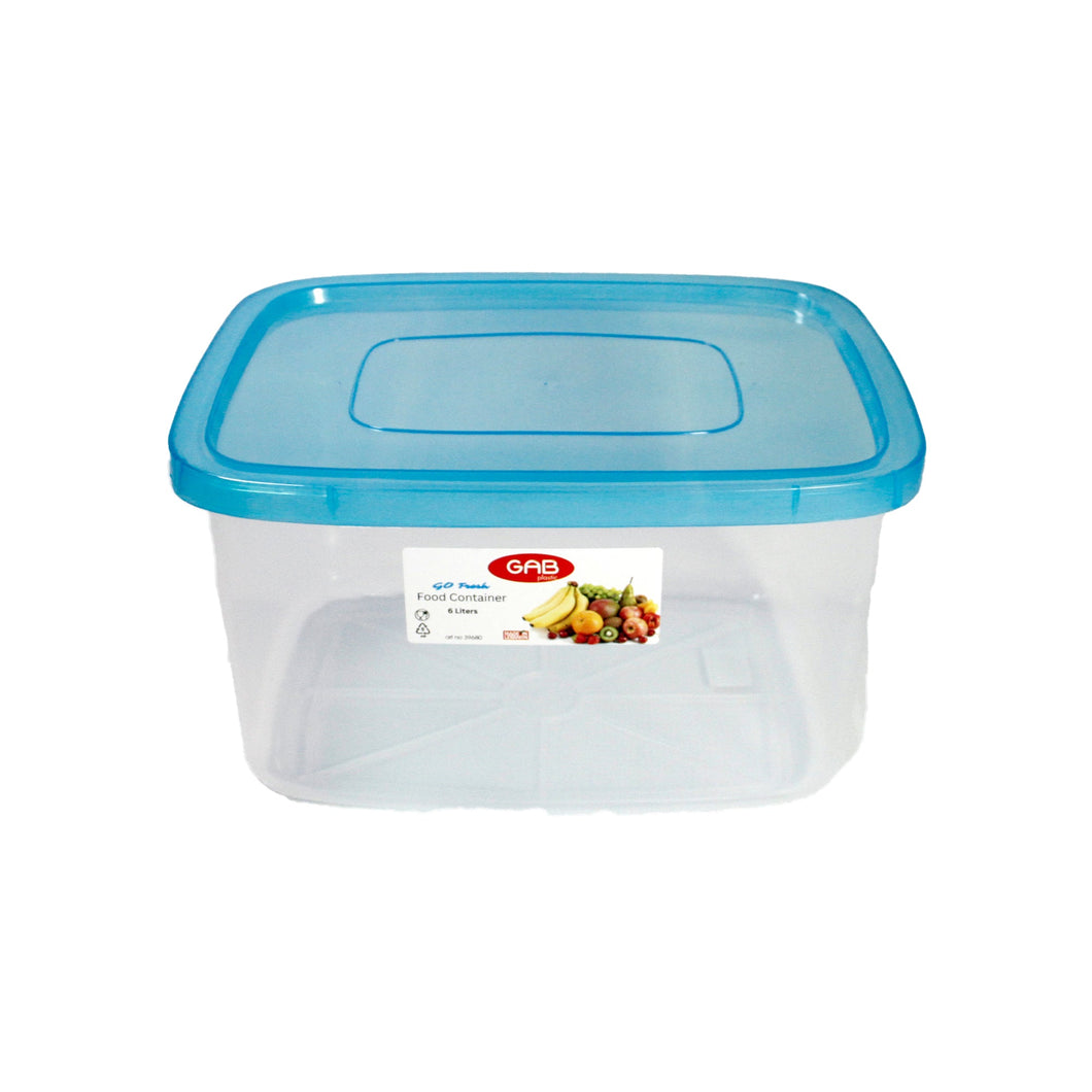 Gab Plastic Go Fresh Food Container - 6 Liters