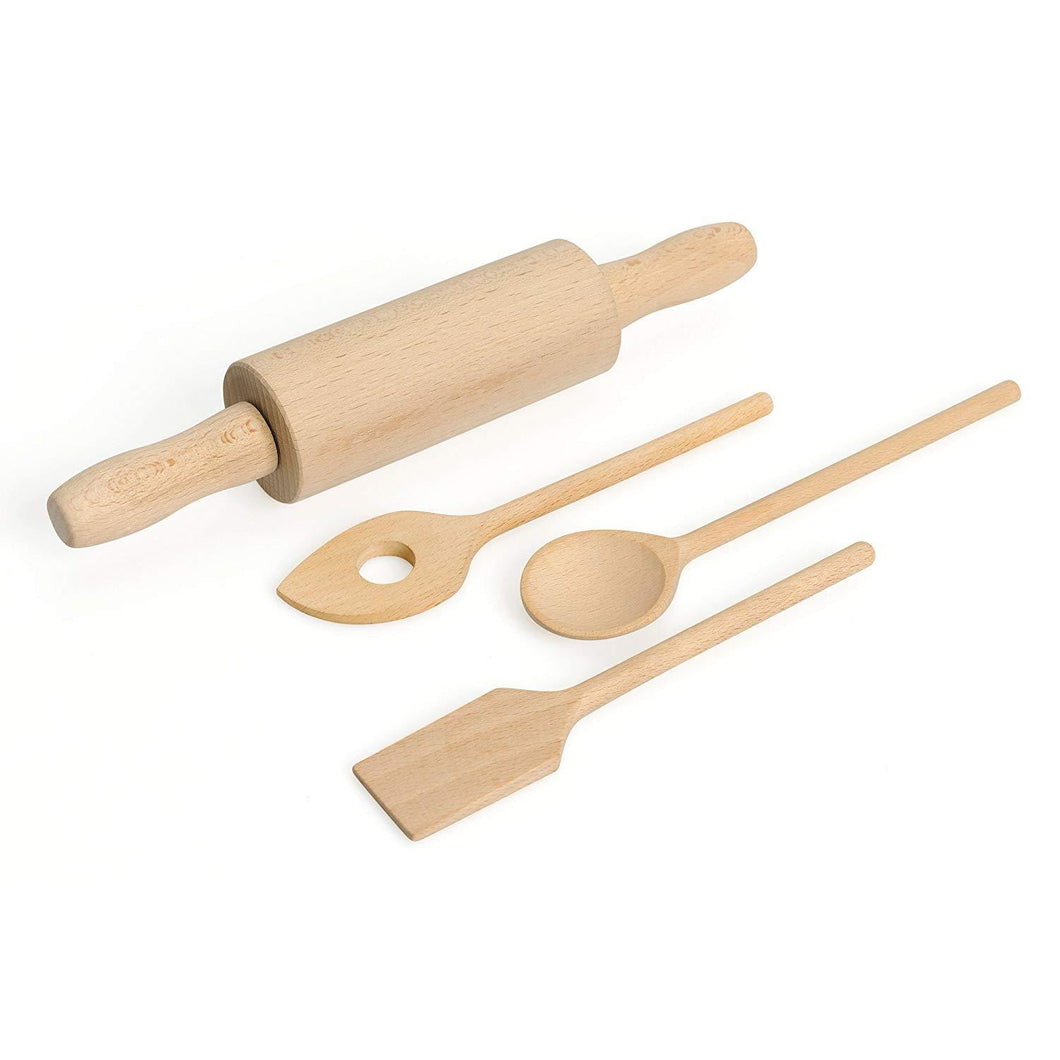 Kaiser Bake & Play Wooden Baking Set - 4Pcs