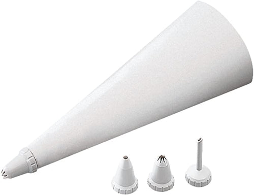 Kaiser Decorating Bag with 4 Nozzles - Cotton