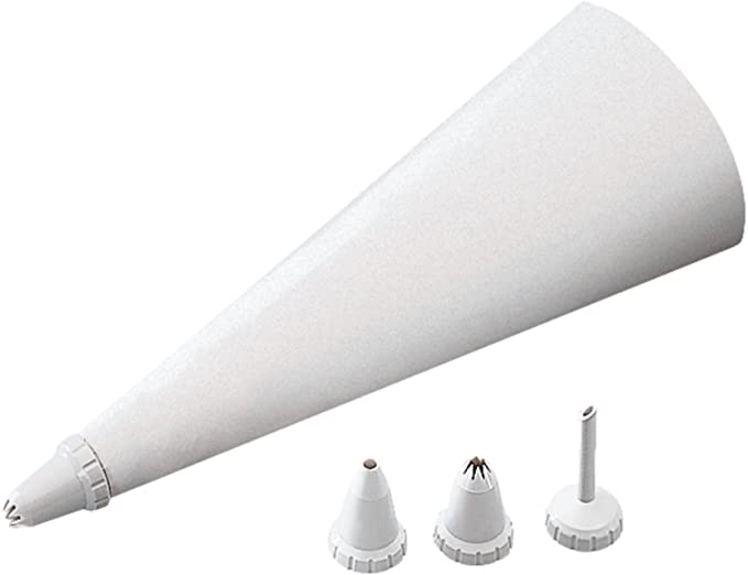 Kaiser Decorating Bag with 4 Nozzles - Cotton