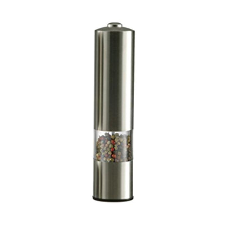 Stoha Design Electric Salt or Pepper Mill with Light- Stainless Steel, 21cm