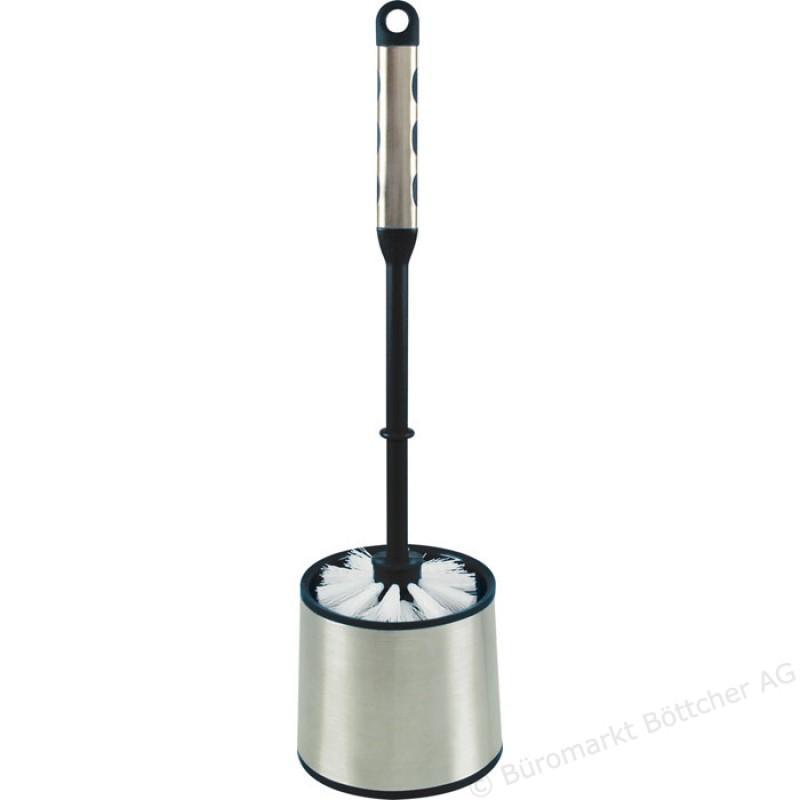Coronet Toilet Brush Metal Edition, Stainless Steel - 39cm - Round, Silver