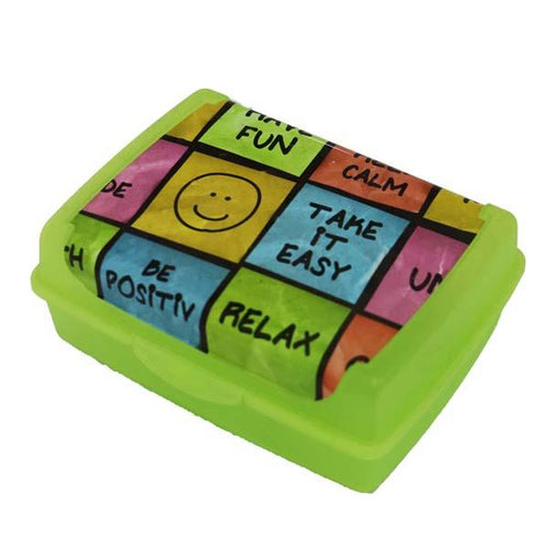 Keeeper Deco Smiley Face Click-it Food Container (Midi) - Lime Green