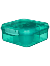 Load image into Gallery viewer, Sistema Bento Cube Lunch Food Container, 1.25 Liters - Available in Several Colors
