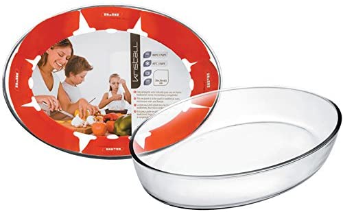 Ibili Kristall Glass Oval Baking Dish - Available in different sizes