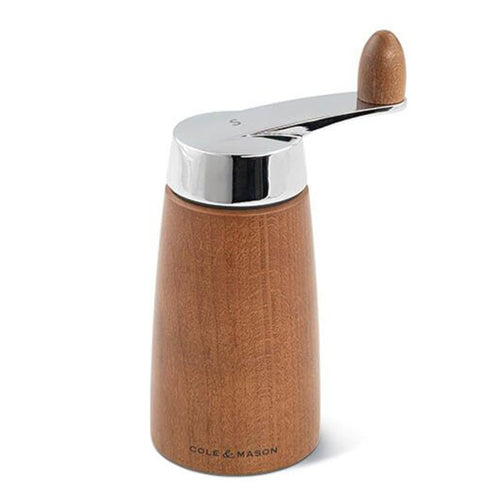 Cole & Mason Morley Crank Salt Mill - Beechwood, 16.5cm