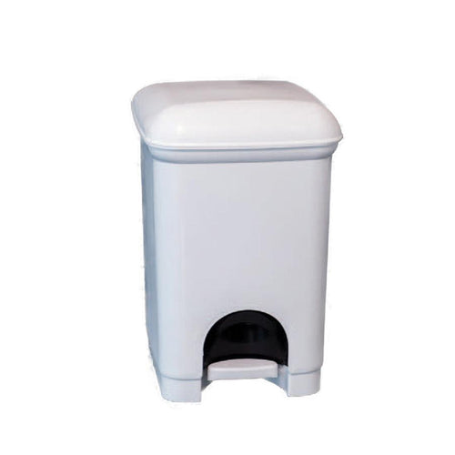Viomes Pedal Bin - 7 Liters, White, Silver or Beige