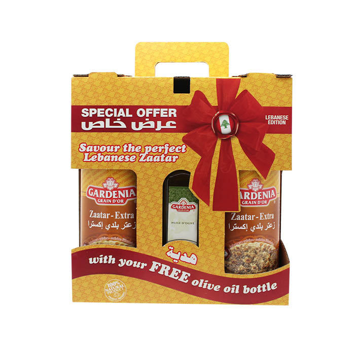 Gardenia Grain D'Or 2 x Zaatar (454g) & Olive Oil Bundle (250ml)