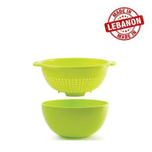 Load image into Gallery viewer, Gab Plastic Salad Bowl with Colander - 26cm
