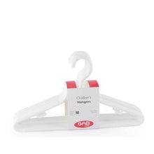 Load image into Gallery viewer, Gab Plastic Set of 10 Children Hangers
