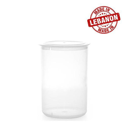 Gab Plastic Cylindrical Food Container with Lid - 1.75L