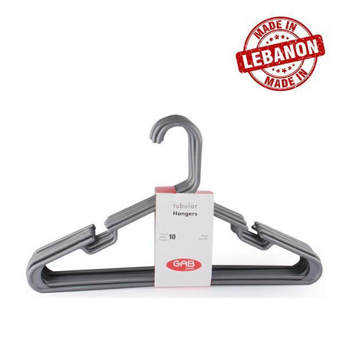Gab Plastic Set of 10 Adult Hangers