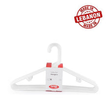 Load image into Gallery viewer, Gab Plastic Set of 12 Tubular Adult Hangers
