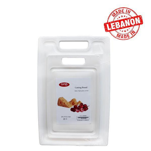 Gab Plastic White Cutting Boards for Cheese
