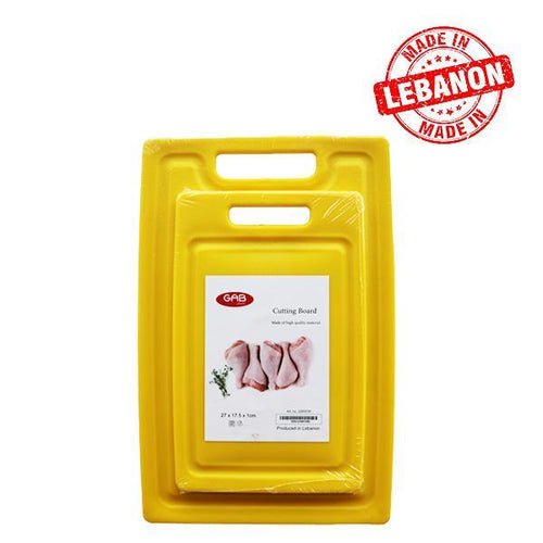 Gab Plastic Yellow Cutting Boards for Chicken