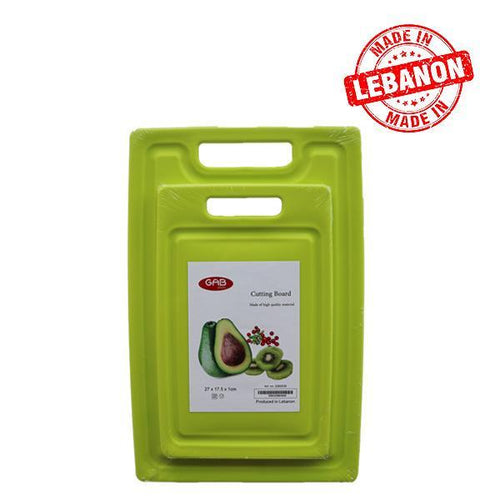 Gab Plastic Green Cutting Boards for Fruits