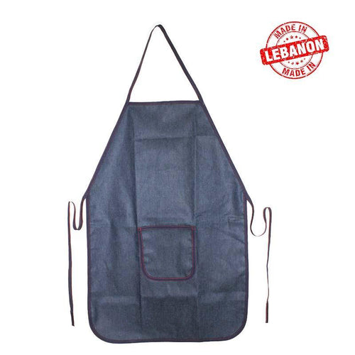 Gab Home Long Denim Apron with Nylon Inner Lining