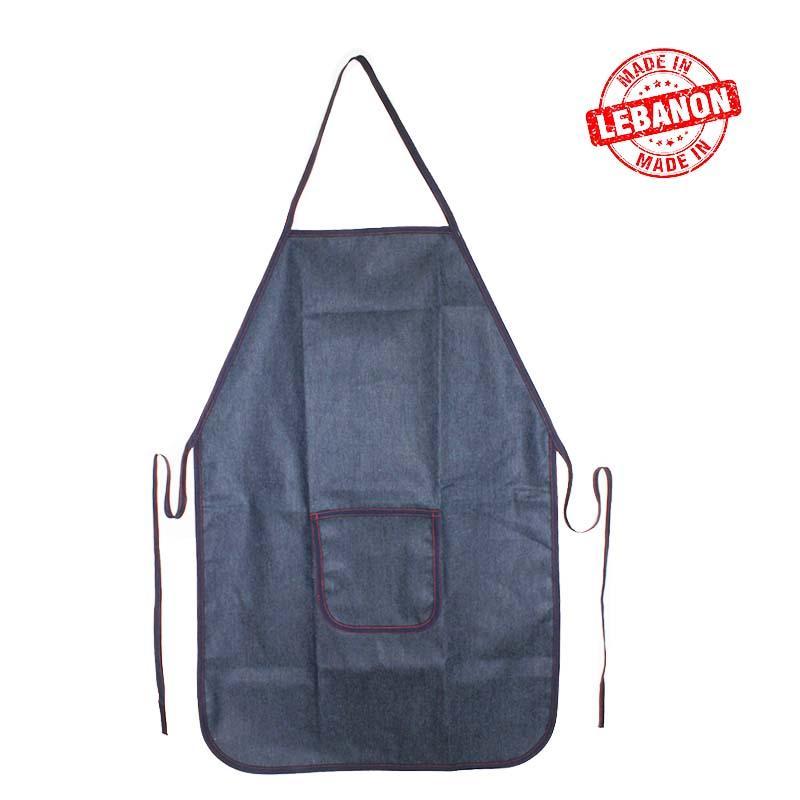 Gab Home Long Denim Apron with Nylon Inner Lining