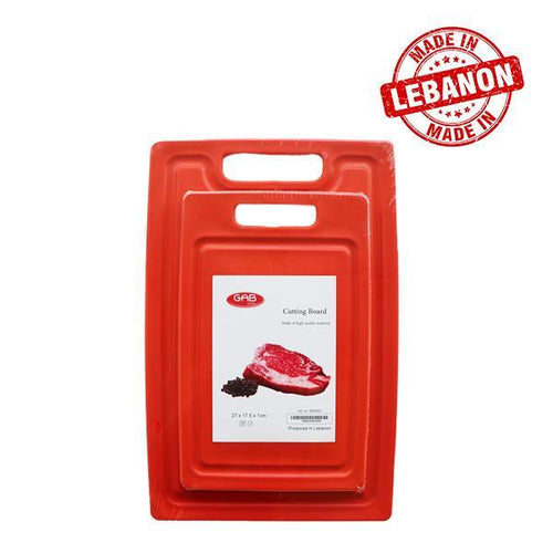 Gab Plastic Red Cutting Boards for Meat