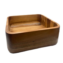 Load image into Gallery viewer, Topps Acacia Wood Square Serving / Salad Bowl - 25 x 25cm
