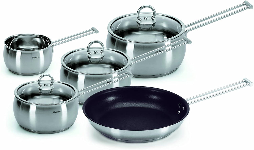 Brabantia Vision Stainless Steel Cookware Set of 9