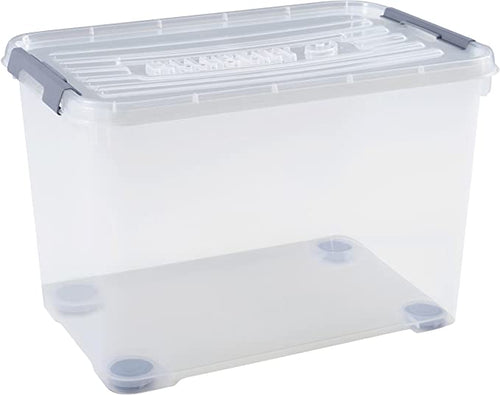 Curver Handy Storage Box with Locks -65L, 60 x 40 x 39cm