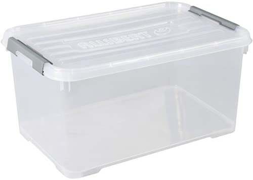 Curver Handy Storage Box with Locks -50L, 60 x 29 x 40cm