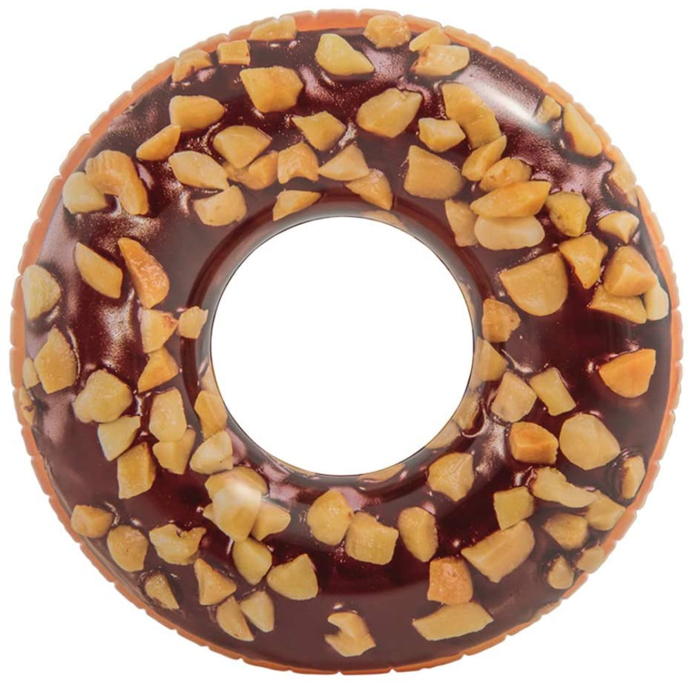 Intex Inflatable Donut Ring Tube Float, Nutty Chocolate - 99cm diameter