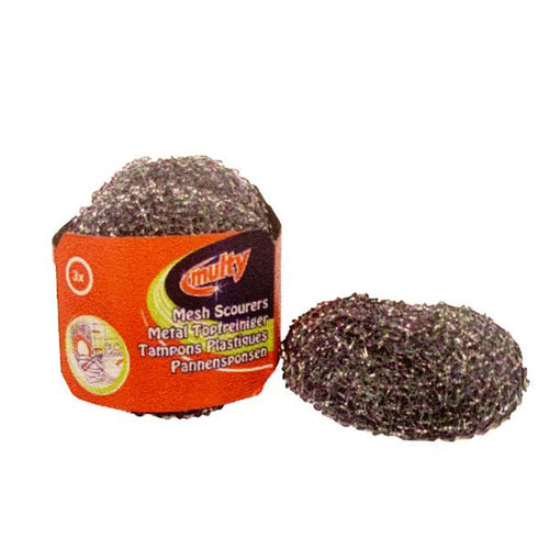 Multy Metallic Scourers - Pack of 3