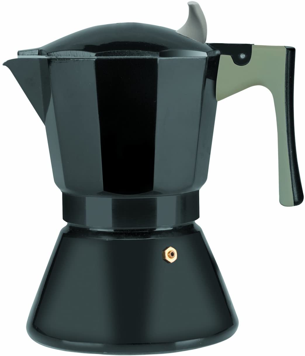 Ibili Stovetop Aluminum Espresso Coffee Maker - For 9 cups and 12 cups of Espresso