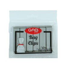 Load image into Gallery viewer, Gab Plastic Pack of 6 Bag Clips - Available in several colors
