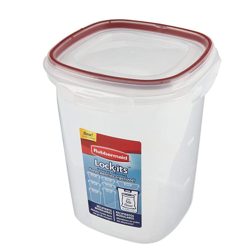 Rubbermaid Lock-Its Plastic Food Canister with Easy Find Lids - 15 Cups (3.5 liters)
