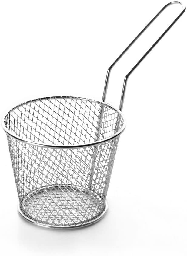 Ibili Round Stainless Steel Serving Basket