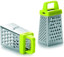 Load image into Gallery viewer, Ibili Stainless Steel Mini Grater 4 x 3 x 8cm with 4 Sides
