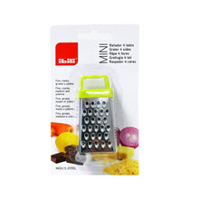 Load image into Gallery viewer, Ibili Stainless Steel Mini Grater 4 x 3 x 8cm with 4 Sides
