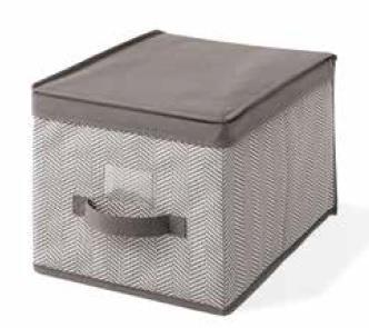 Cosatto Twill Small Storage Box - 30 x 40 x 25cm, Mocha or Grey