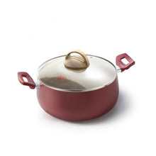 Load image into Gallery viewer, Accademia Mugnano Granito Rosa Pot with Glass Lid - 20cm

