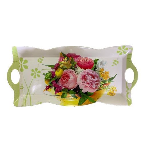 Vivenzi Fleuri Tray with Handles
