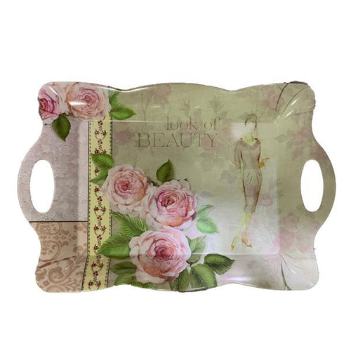 Vivenzi Look of Beauty Tray with Handles